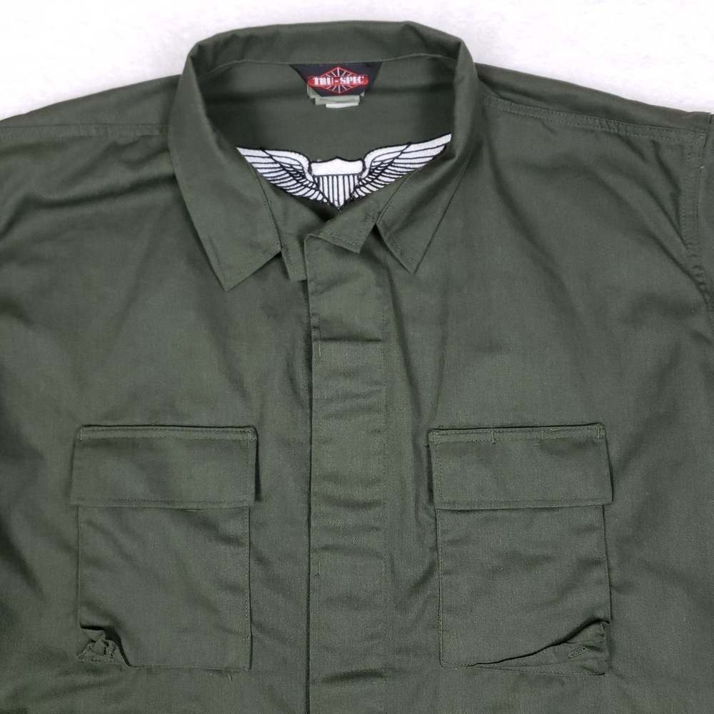 Tru-Spec Vietnam War Commemorative Fatigue Jacket XXL Green Military Patch - Picture 2 of 10
